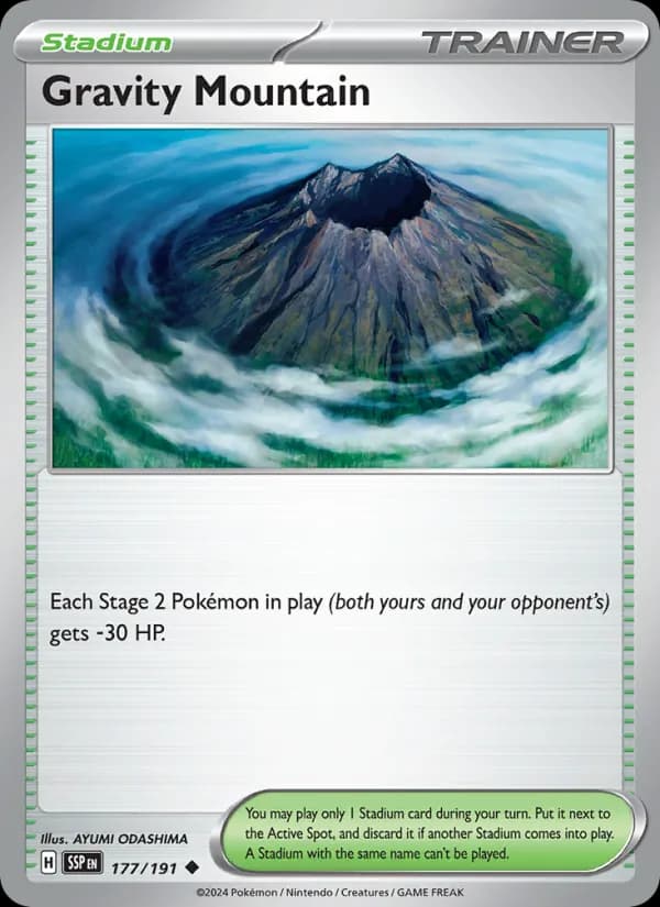 Gravity Mountain 177/191, Surging Sparks