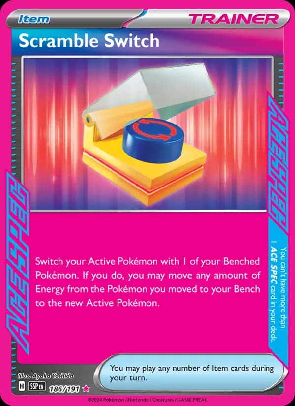 Scramble Switch 186/191, Surging Sparks