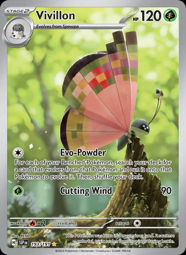 Vivillon 193/191, Surging Sparks