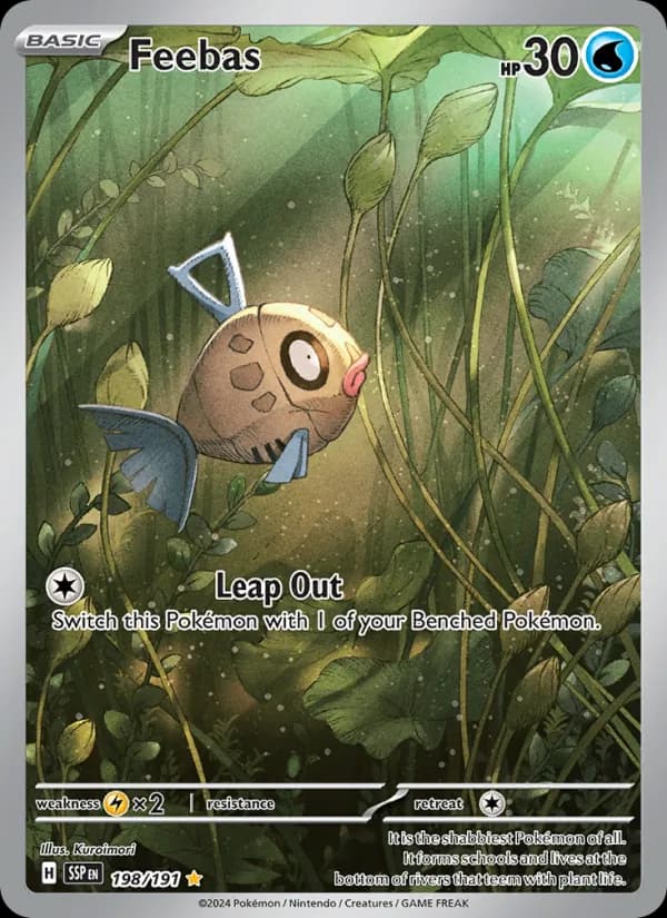 Feebas 198/191, Surging Sparks
