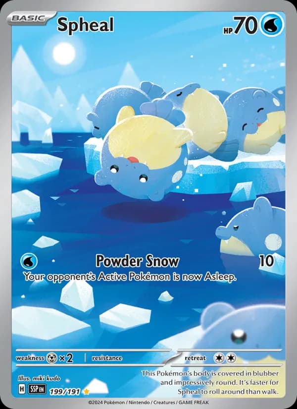 Spheal 199/191, Surging Sparks