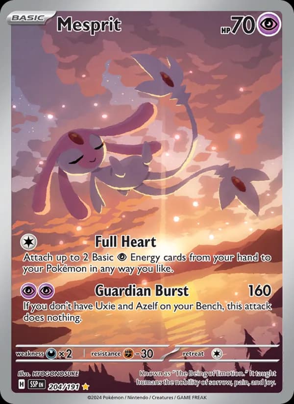 Mesprit 204/191, Surging Sparks