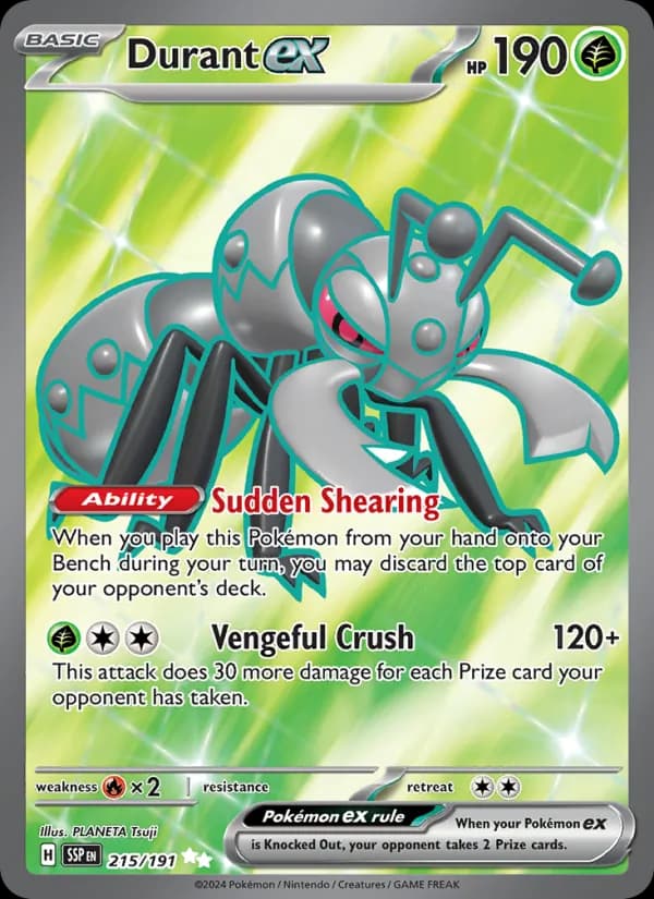 Durant ex 215/191, Surging Sparks