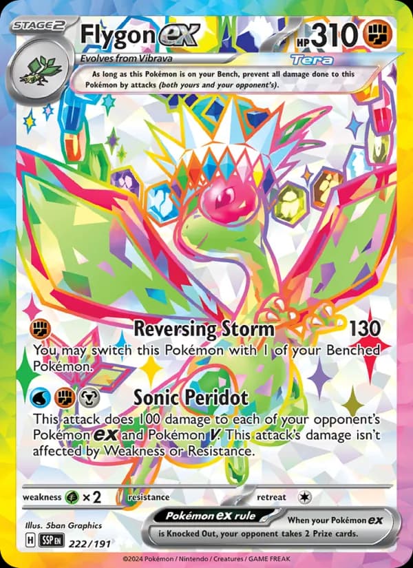 Flygon ex 222/191, Surging Sparks