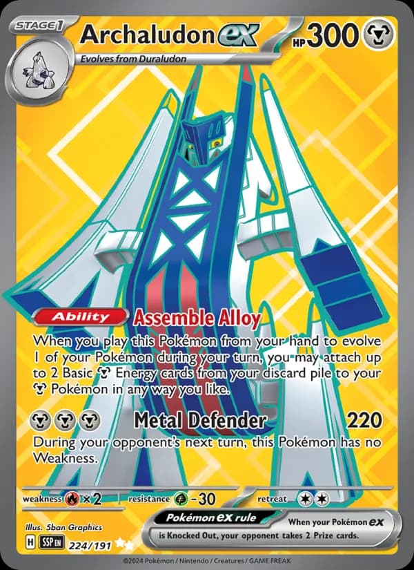 Archaludon ex 224/191, Surging Sparks