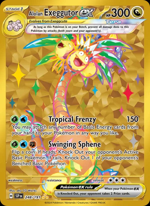 Alolan Exeggutor ex 248/191, Surging Sparks