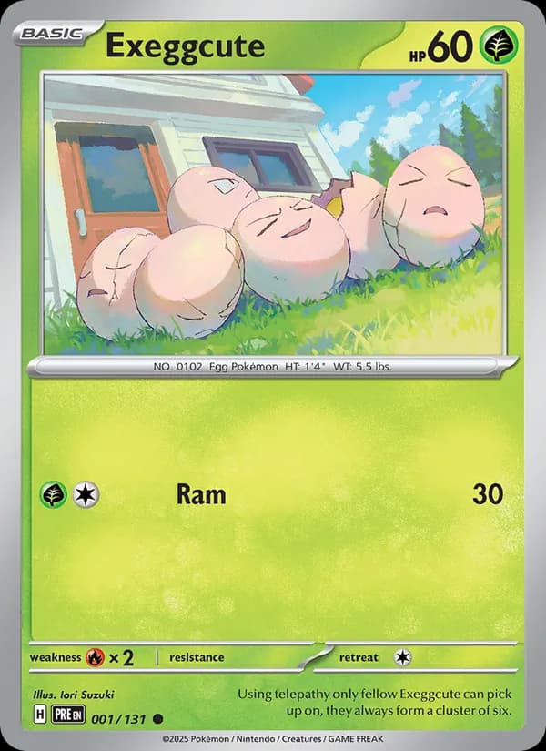 Exeggcute 001/131, Prismatic Evolutions