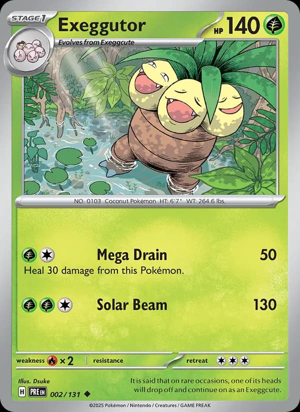 Exeggutor 002/131, Prismatic Evolutions