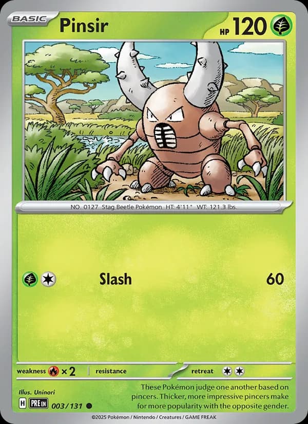 Pinsir 003/131, Prismatic Evolutions