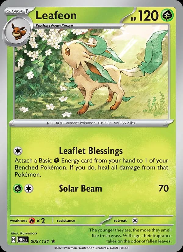 Leafeon 005/131, Prismatic Evolutions