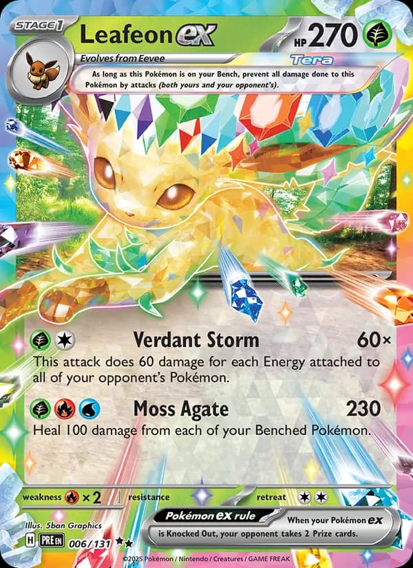 Leafeon ex 006/131, Prismatic Evolutions