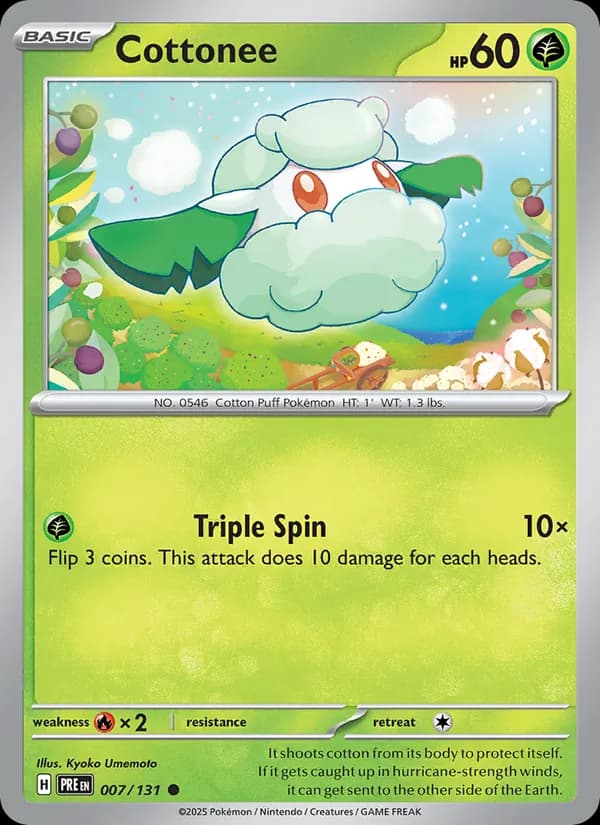 Cottonee 007/131, Prismatic Evolutions