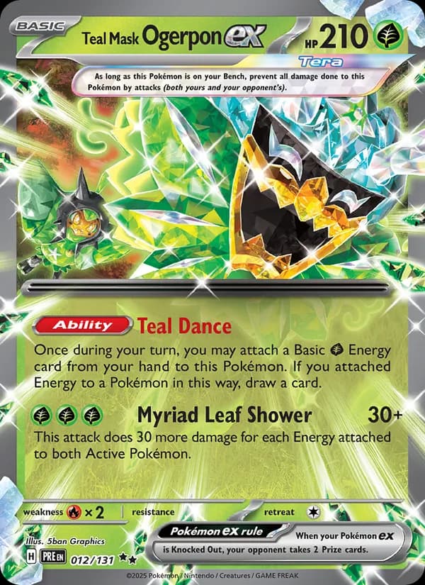 Teal Mask Ogerpon ex 012/131, Prismatic Evolutions
