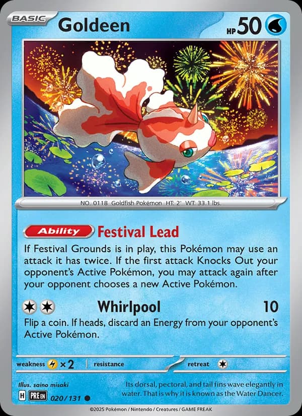 Goldeen 020/131, Prismatic Evolutions