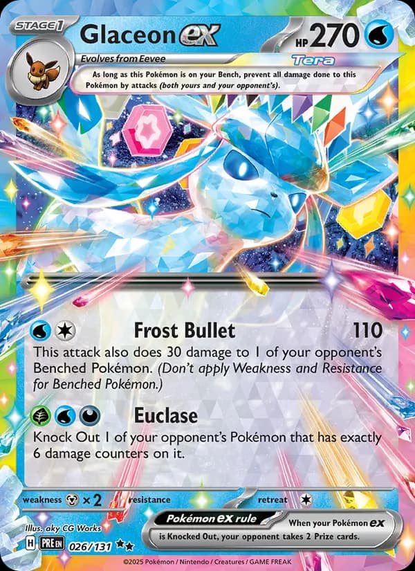 Glaceon ex 026/131, Prismatic Evolutions