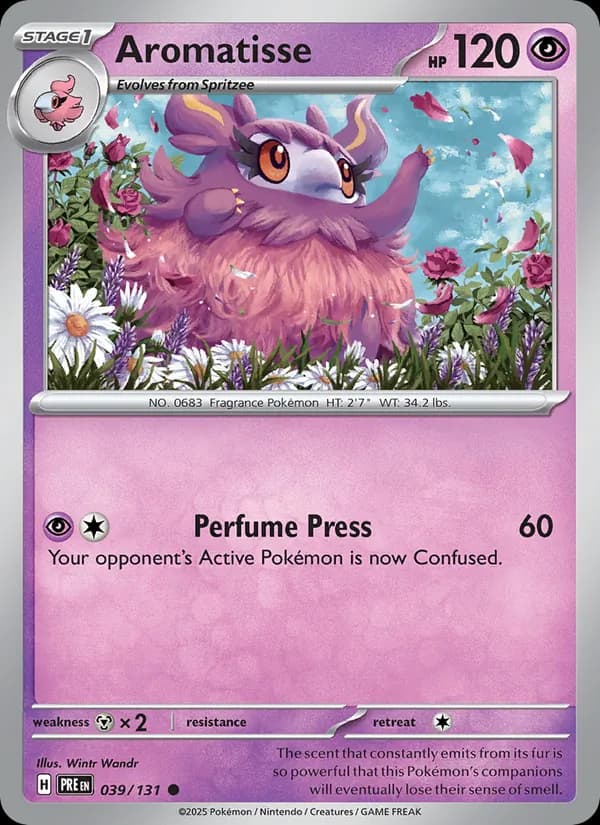 Aromatisse 039/131, Prismatic Evolutions