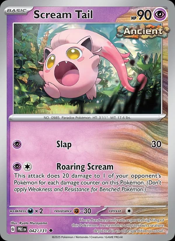 Scream Tail 042/131, Prismatic Evolutions