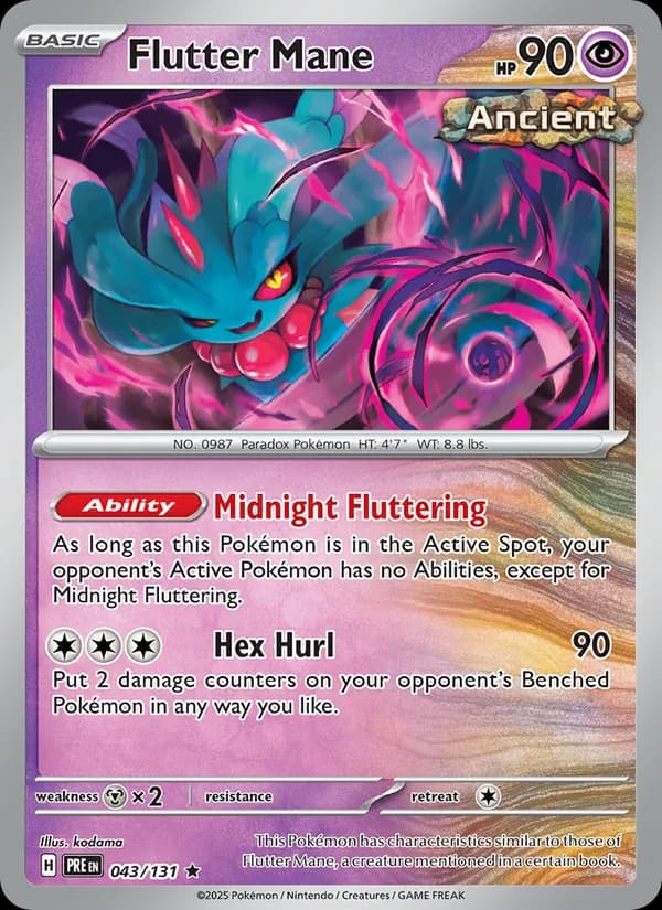 Flutter Mane 043/131, Prismatic Evolutions