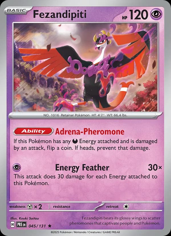 Fezandipiti 045/131, Prismatic Evolutions