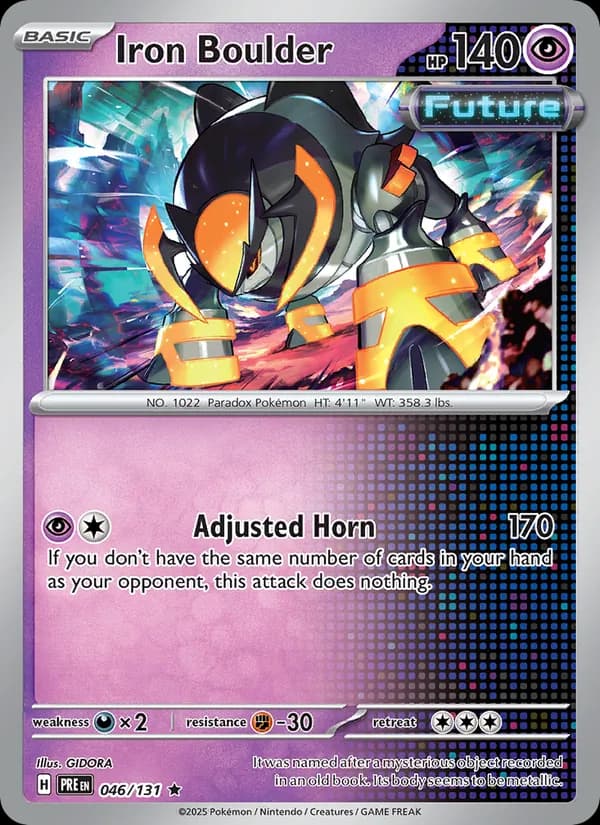 Iron Boulder 046/131, Prismatic Evolutions