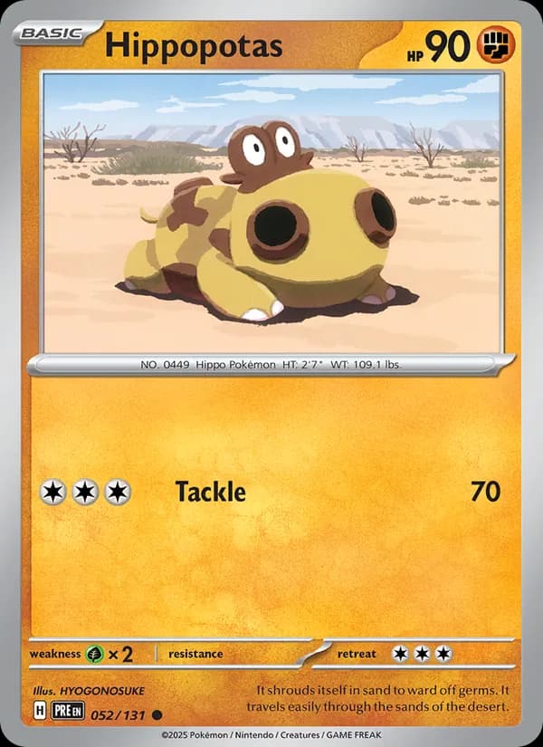 Hippopotas 052/131, Prismatic Evolutions
