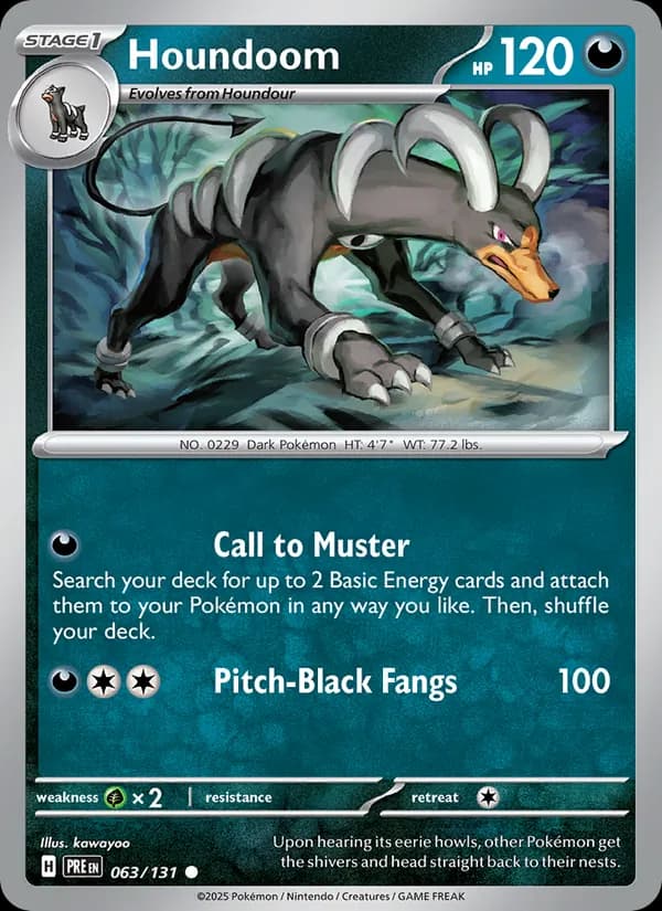 Houndoom 063/131, Prismatic Evolutions