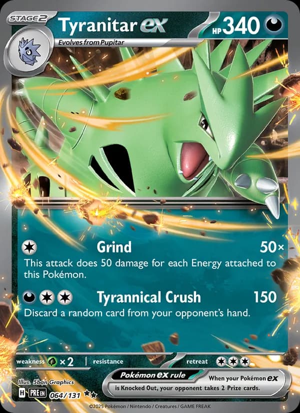 Tyranitar ex 064/131, Prismatic Evolutions