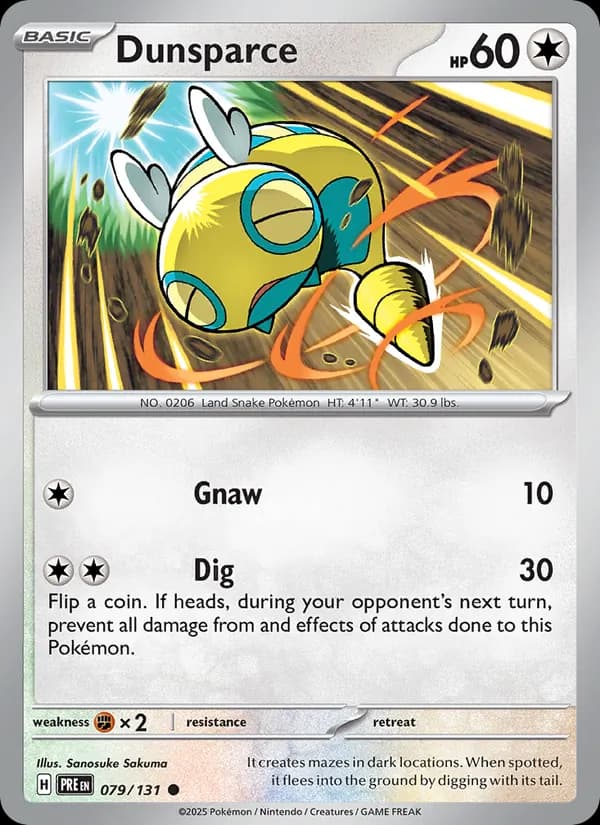 Dunsparce 079/131, Prismatic Evolutions
