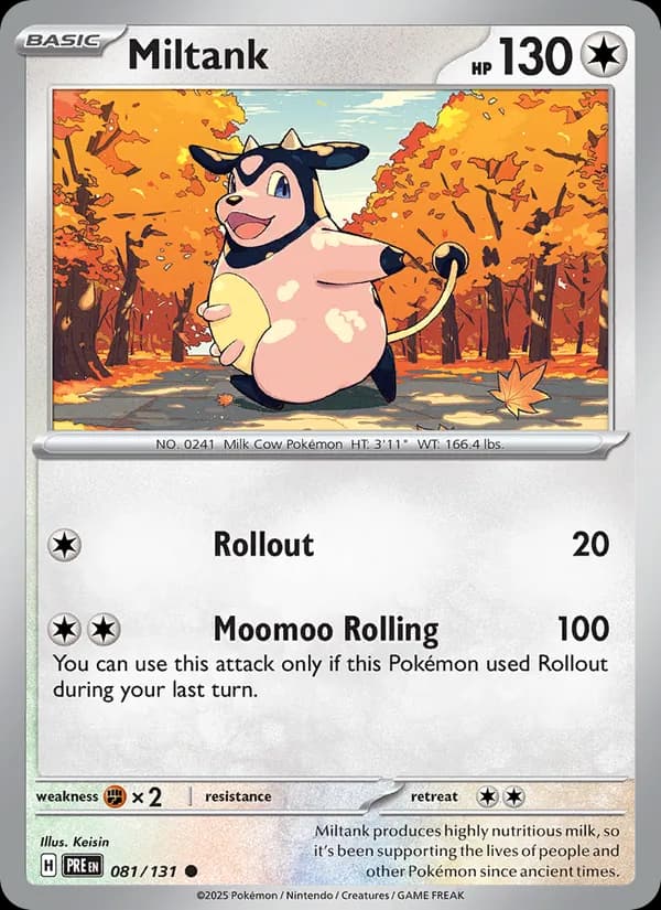 Miltank 081/131, Prismatic Evolutions