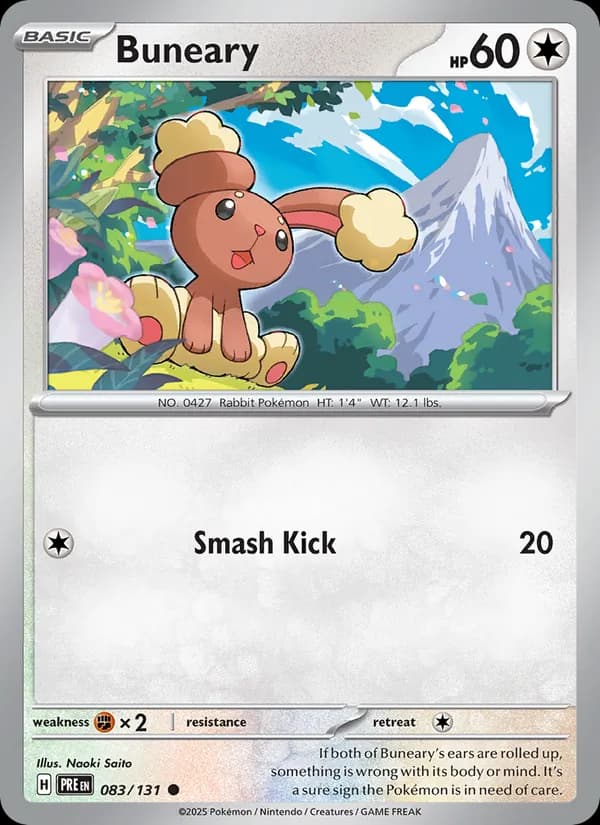 Buneary 083/131, Prismatic Evolutions