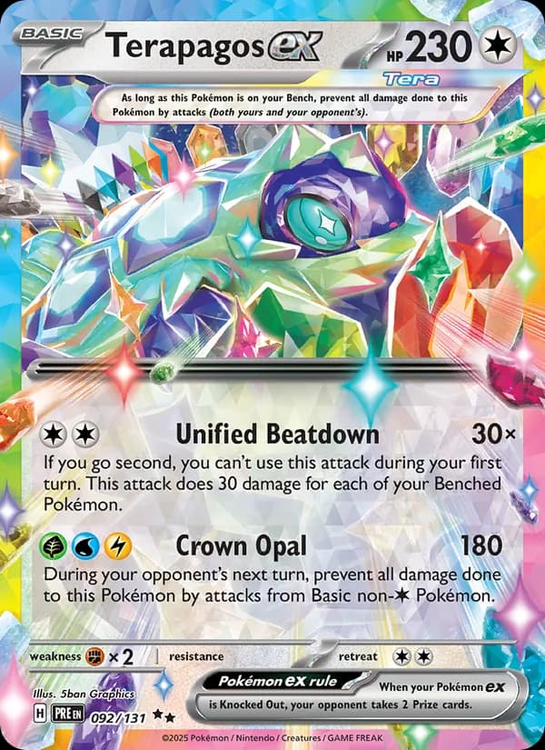 Terapagos ex 092/131, Prismatic Evolutions