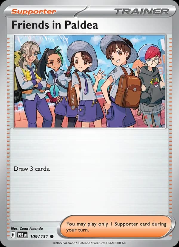 Friends in Paldea 109/131, Prismatic Evolutions