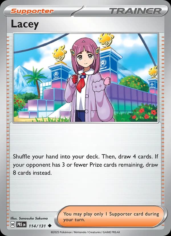 Lacey 114/131, Prismatic Evolutions