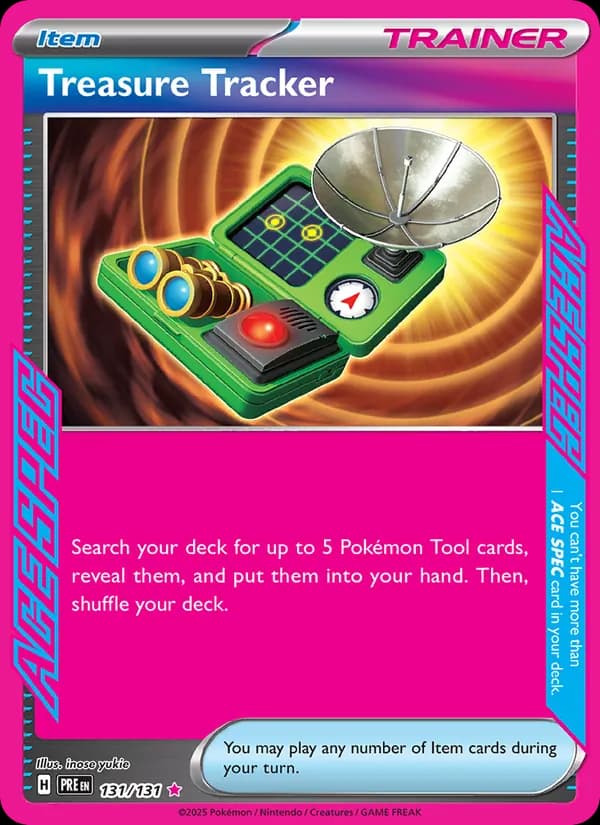 Treasure Tracker 131/131, Prismatic Evolutions