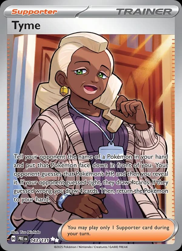 Tyme 143/131, Prismatic Evolutions