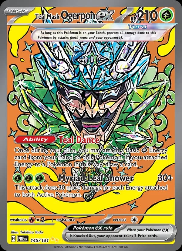 Teal Mask Ogerpon ex 145/131, Prismatic Evolutions