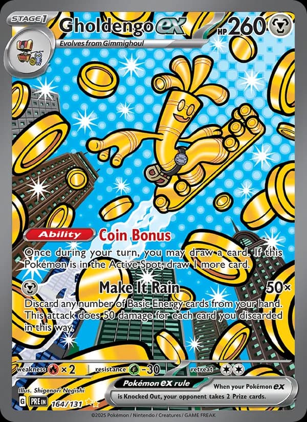 Gholdengo ex 164/131, Prismatic Evolutions
