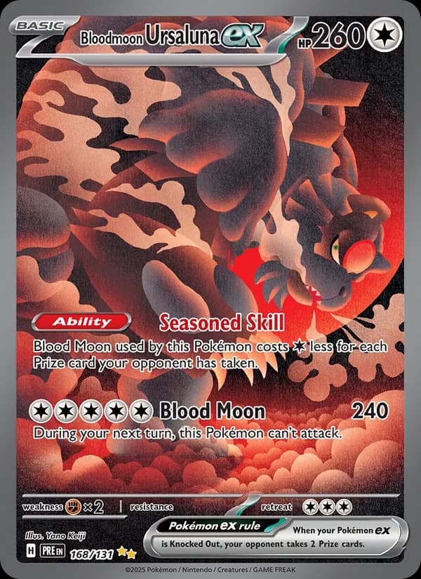 Bloodmoon Ursaluna ex 168/131, Prismatic Evolutions