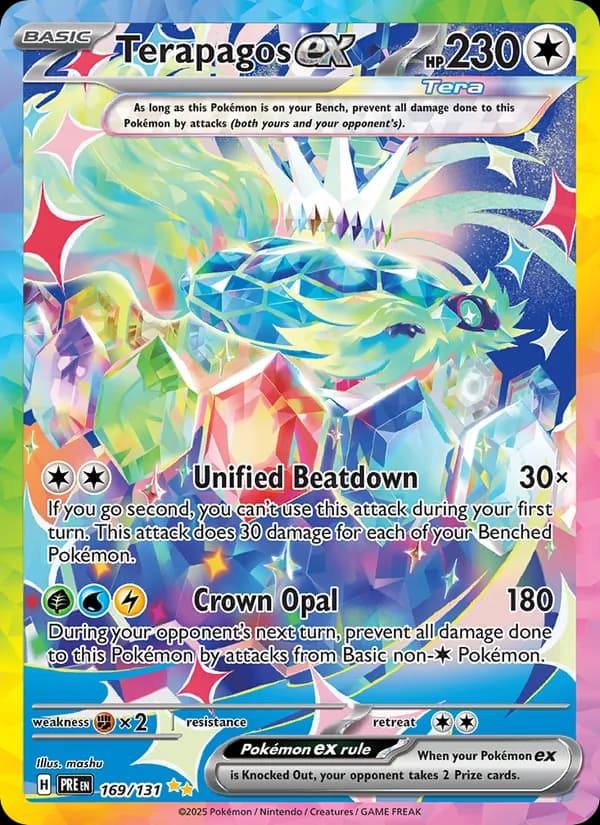 Terapagos ex 169/131, Prismatic Evolutions