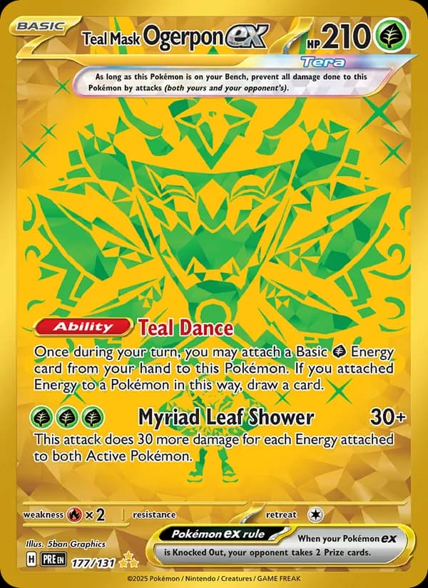Teal Mask Ogerpon ex 177/131, Prismatic Evolutions