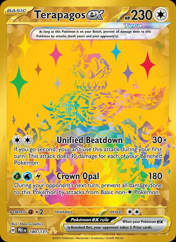 Terapagos ex 180/131, Prismatic Evolutions