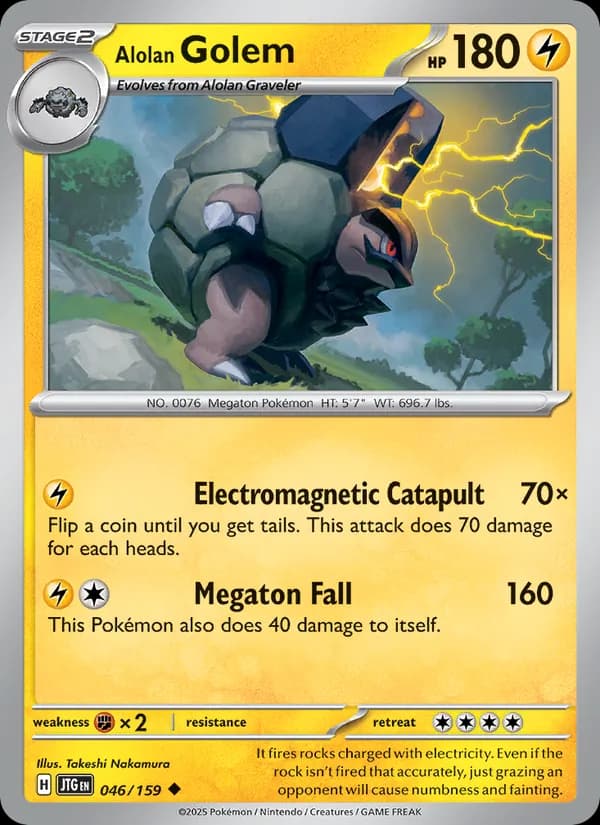 Alolan Golem 046/159, Journey Together