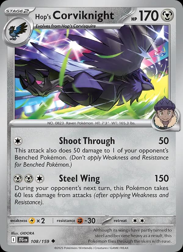 Hop's Corviknight 108/159, Journey Together