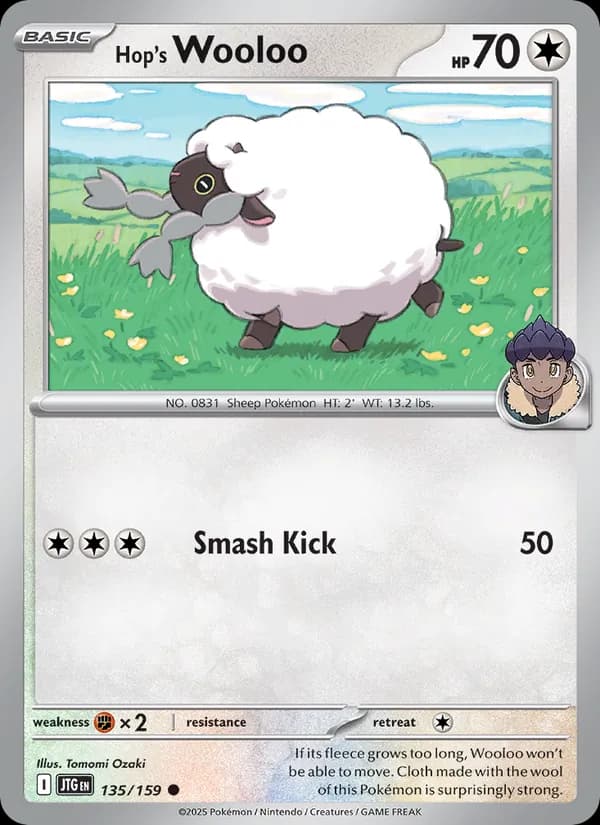 Hop's Wooloo 135/159, Journey Together