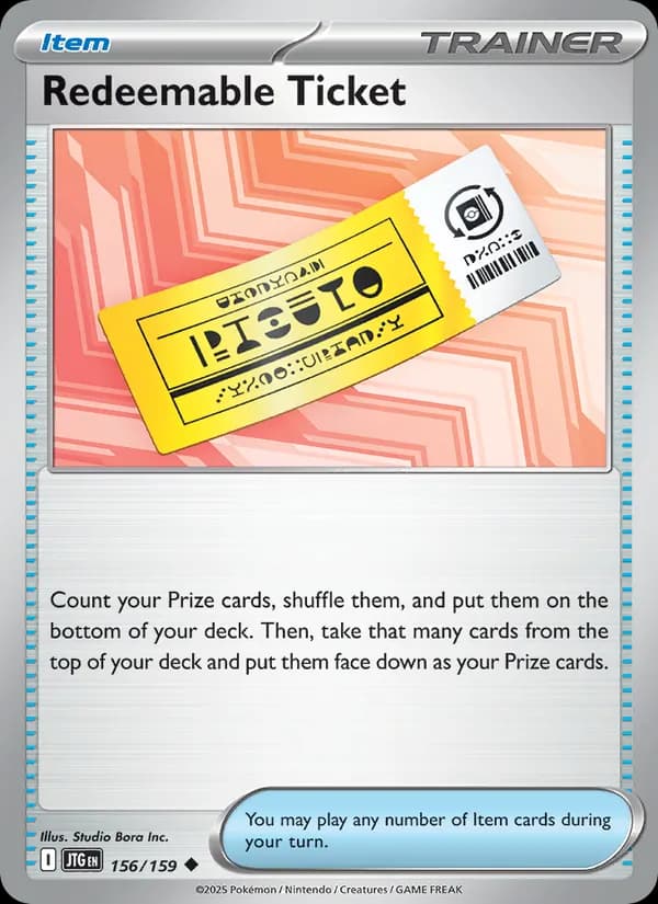 Redeemable Ticket 156/159, Journey Together