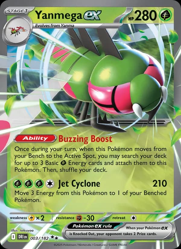 Yanmega ex 003/182, Destined Rivals