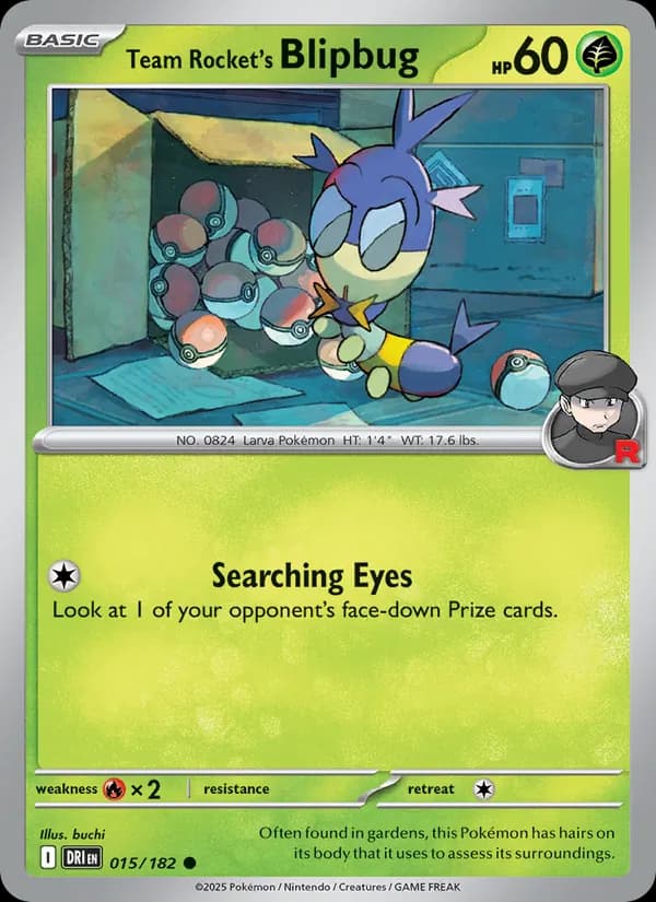 Team Rocket's Blipbug 015/182, Destined Rivals