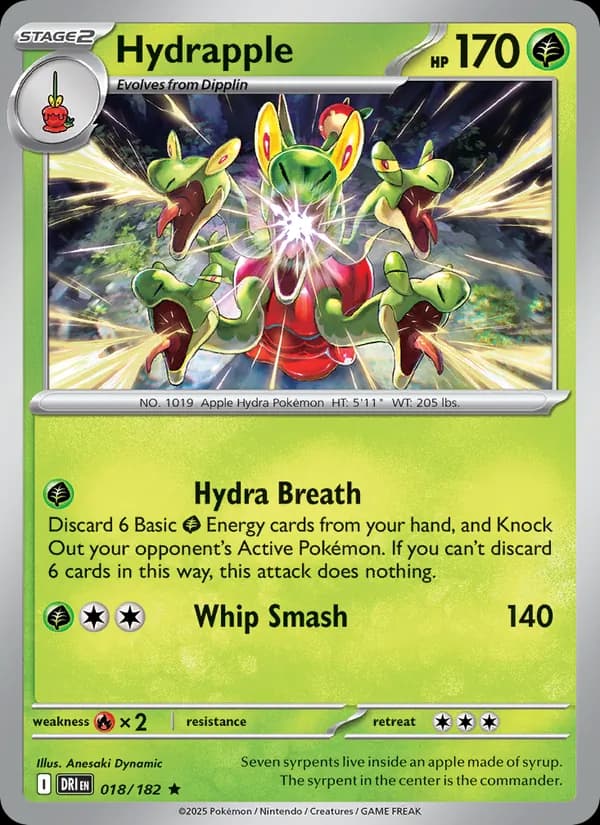 Hydrapple 018/182, Destined Rivals
