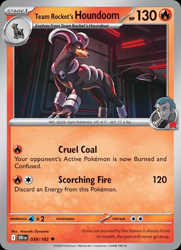 Team Rocket's Houndoom 038/182, Destined Rivals