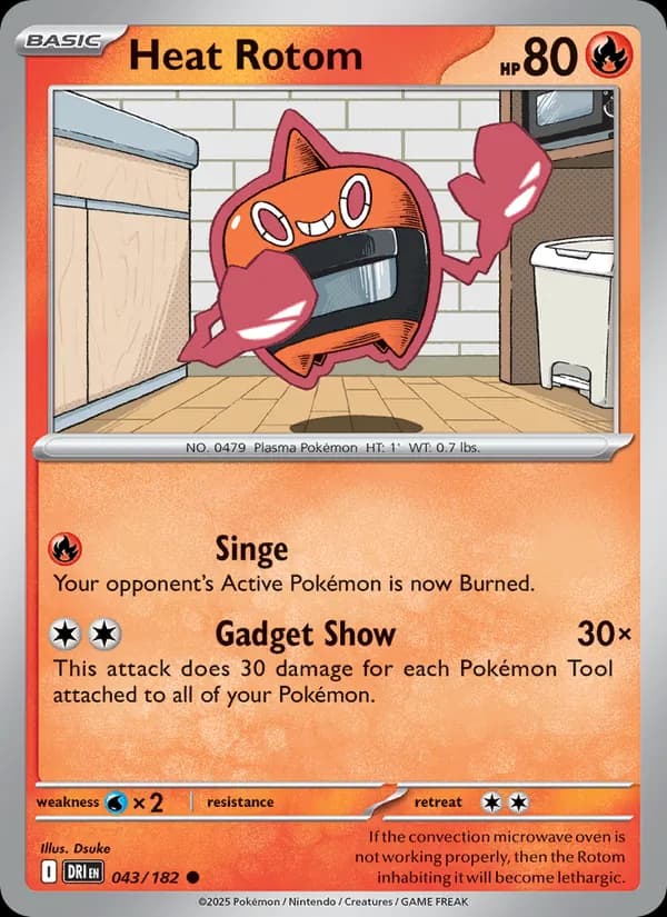 Heat Rotom 043/182, Destined Rivals